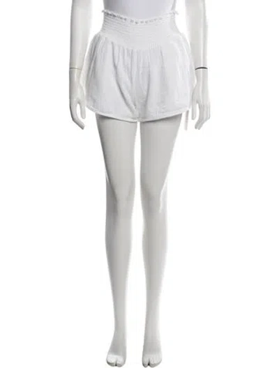 Pre-owned Hatch Mini Shorts In White