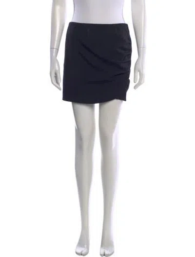 Pre-owned Hatch Mini Skirt In Blue