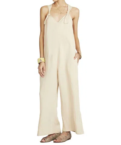 Hatch Noa Linen Blend Jumper In Beige In Neutral