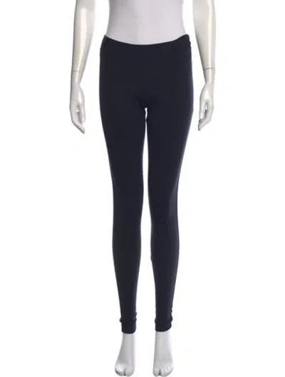 Pre-owned Hatch Nylon Skinny Leg Pants In Black