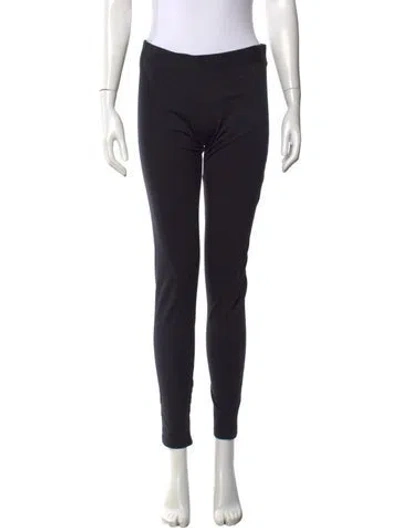 Pre-owned Hatch Nylon Skinny Leg Pants In Black