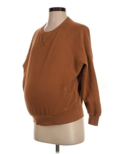 Pre-owned Hatch Pullover Sweater In Brown