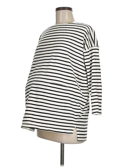 Pre-owned Hatch Pullover Sweater In White