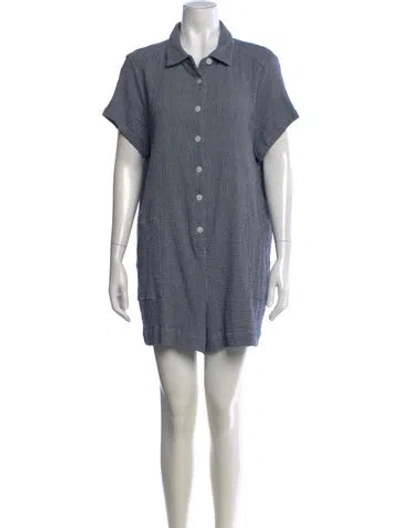 Pre-owned Hatch Romper In Blue