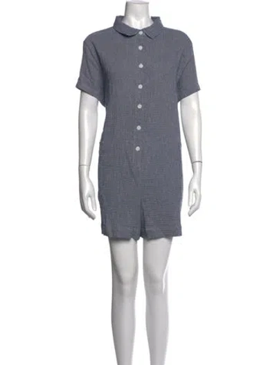 Pre-owned Hatch Romper In Gray