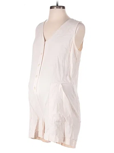Pre-owned Hatch Romper In Ivory