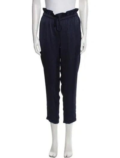 Pre-owned Hatch Ruffle Embellishment Sweatpants In Blue