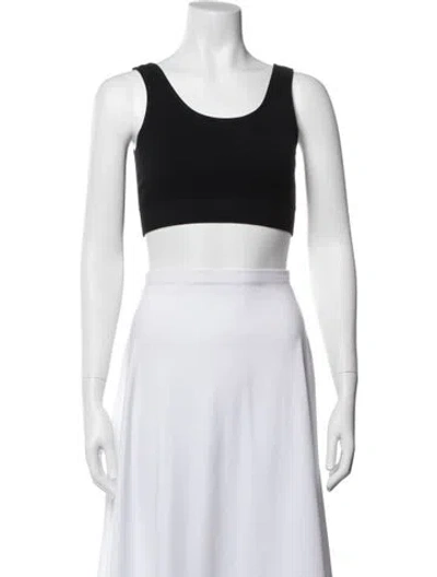 Pre-owned Hatch Scoop Neck Sleeveless Sports Bra In White
