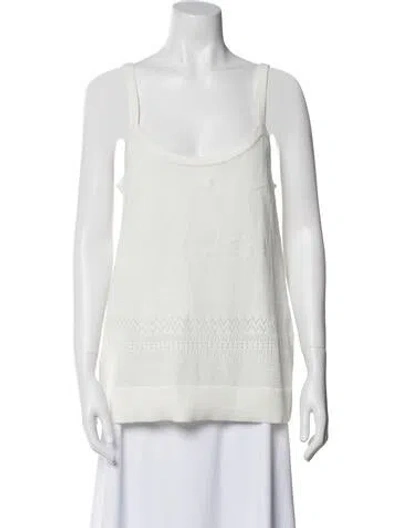 Pre-owned Hatch Scoop Neck Sleeveless Top W/ Tags In Multi