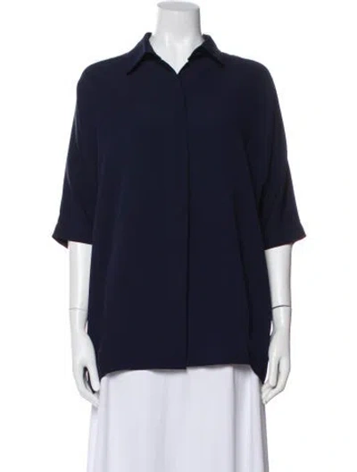 Pre-owned Hatch Short Sleeve Top In Gray