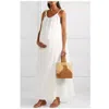 Hatch Sienna Maternity Dress In White In White