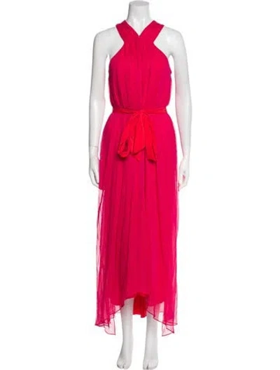 Pre-owned Hatch Silk Long Dress W/ Tags In Multi