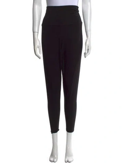 Pre-owned Hatch Skinny Leg Pants In Black