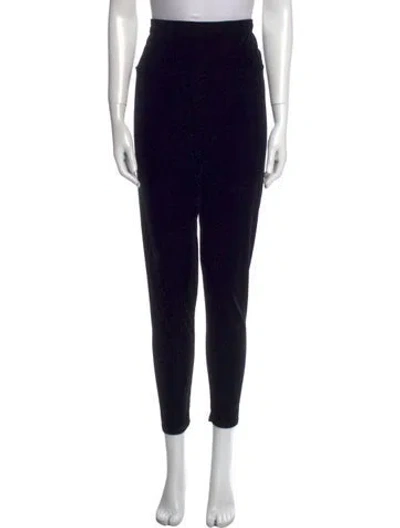 Pre-owned Hatch Skinny Leg Pants In Black