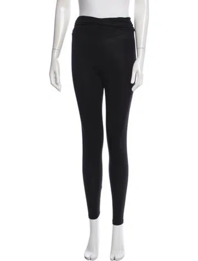 Pre-owned Hatch Skinny Leg Pants In Black