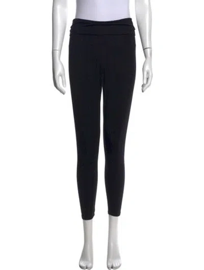 Pre-owned Hatch Skinny Leg Pants In Black