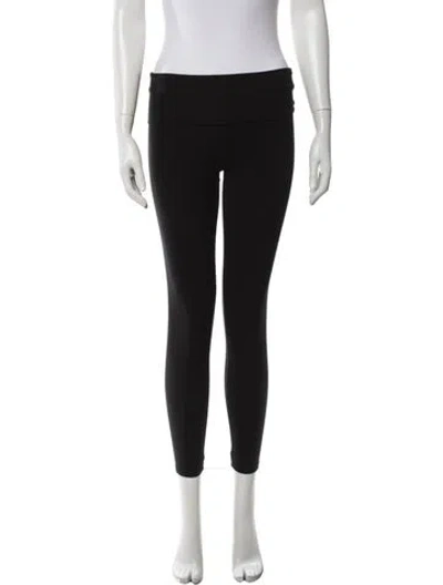 Pre-owned Hatch Skinny Leg Pants In Black