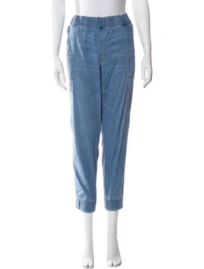 Pre-owned Hatch Skinny Leg Pants In Blue