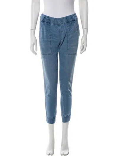 Pre-owned Hatch Skinny Leg Pants In Blue