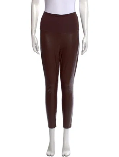 Pre-owned Hatch Skinny Leg Pants In Brown