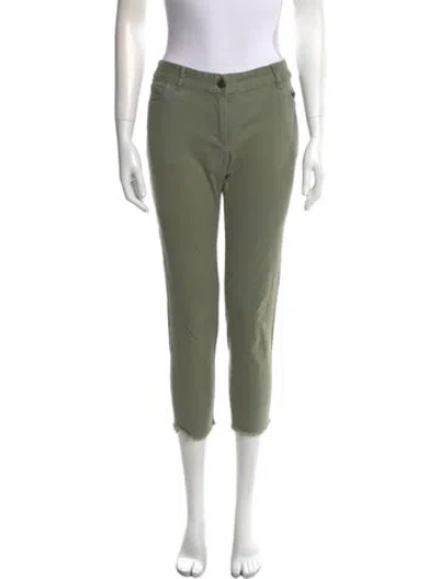 Pre-owned Hatch Skinny Leg Pants In Green