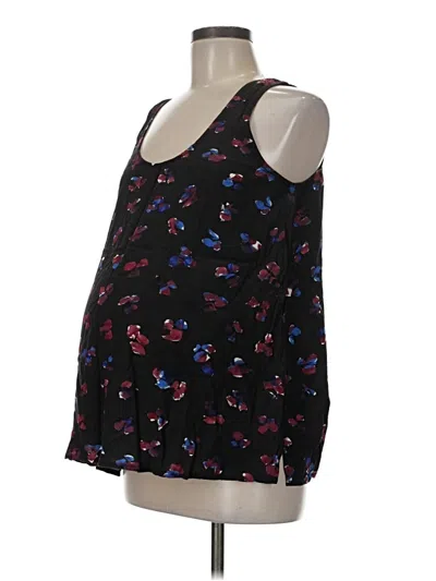 Pre-owned Hatch Sleeveless Blouse In Black