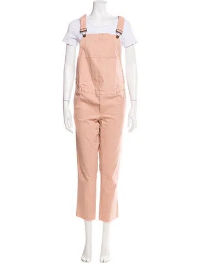 Pre-owned Hatch Square Neckline Jumpsuit In Neutral