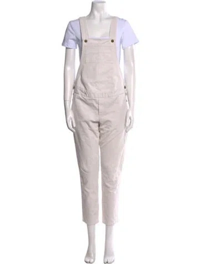 Pre-owned Hatch Square Neckline Jumpsuit In Pink