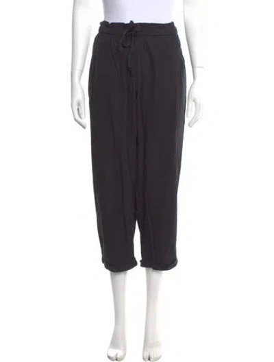 Pre-owned Hatch Straight Leg Pants In Black