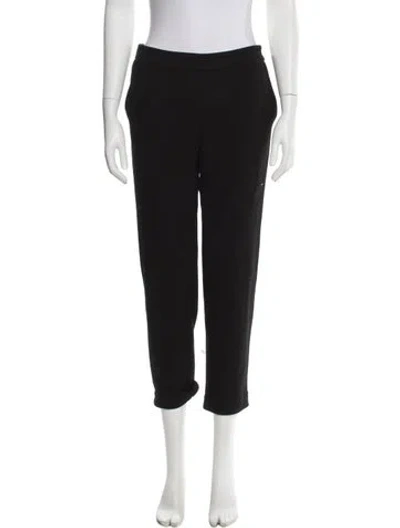 Pre-owned Hatch Straight Leg Pants In Black
