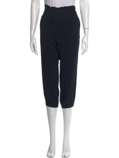 Pre-owned Hatch Straight Leg Pants In Black