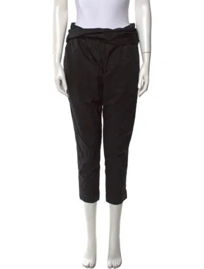Pre-owned Hatch Straight Leg Pants In Black