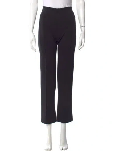 Pre-owned Hatch Straight Leg Pants In Black