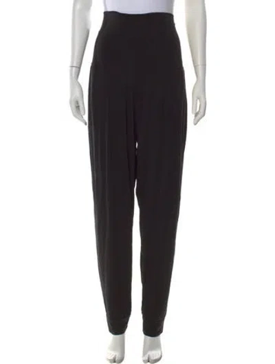 Pre-owned Hatch Straight Leg Pants In Black