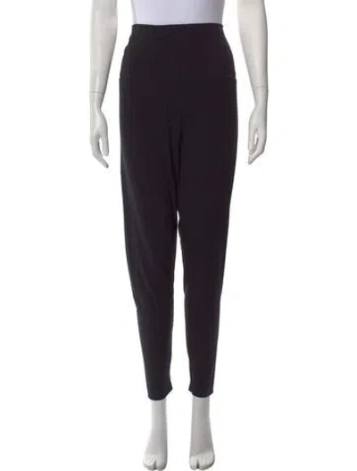 Pre-owned Hatch Straight Leg Pants In Black
