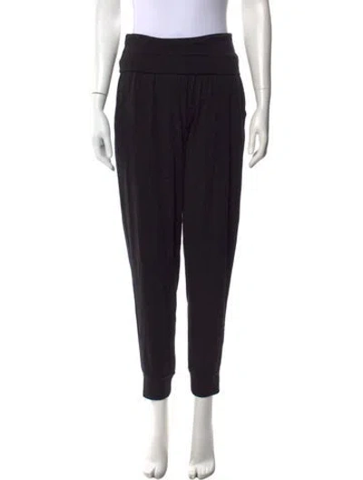 Pre-owned Hatch Straight Leg Pants In Black