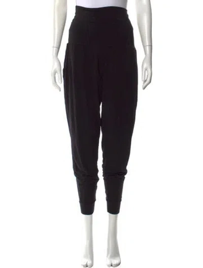 Pre-owned Hatch Straight Leg Pants In Black