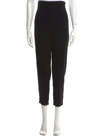 Pre-owned Hatch Straight Leg Pants In Black