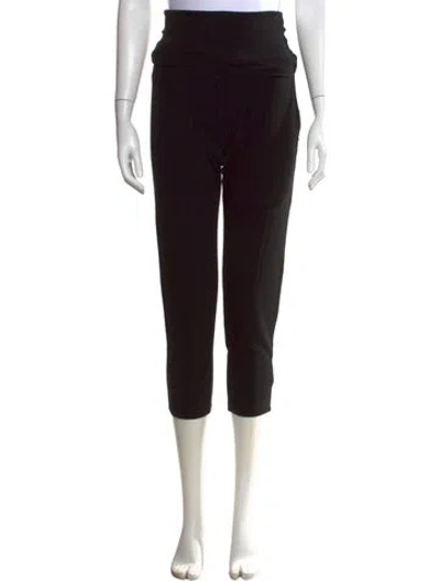 Pre-owned Hatch Straight Leg Pants In Black