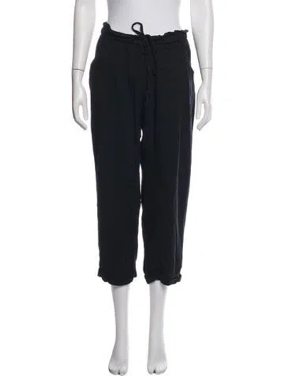 Pre-owned Hatch Straight Leg Pants In Black