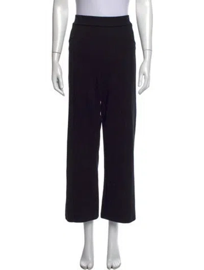 Pre-owned Hatch Straight Leg Pants In Black