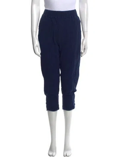 Pre-owned Hatch Straight Leg Pants In Blue