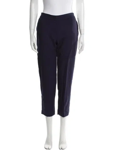 Pre-owned Hatch Straight Leg Pants In Blue
