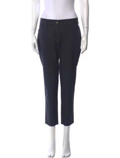 Pre-owned Hatch Straight Leg Pants In Blue