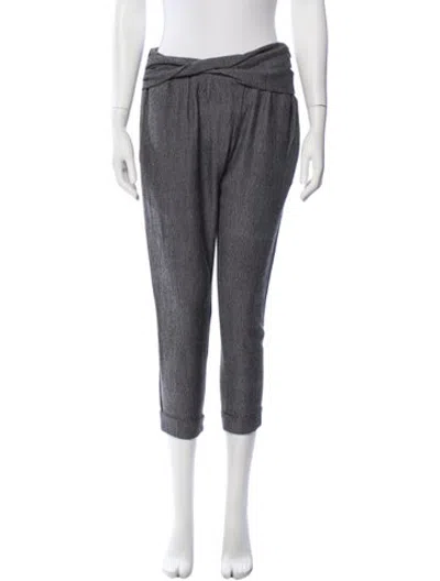 Pre-owned Hatch Straight Leg Pants In Grey