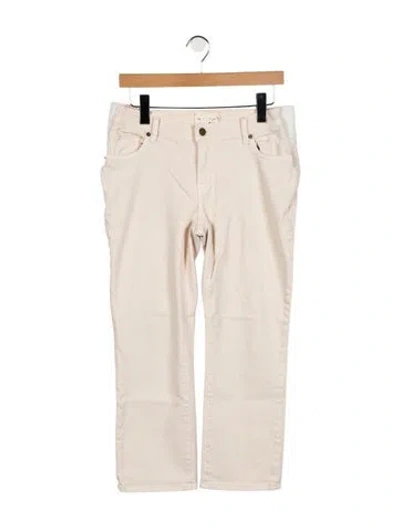Pre-owned Hatch Straight Leg Pants In Neutral