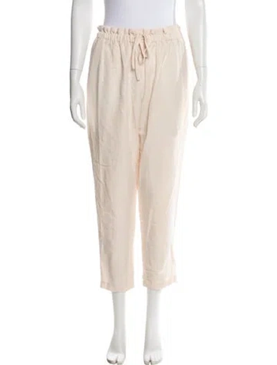 Pre-owned Hatch Straight Leg Pants In Neutral