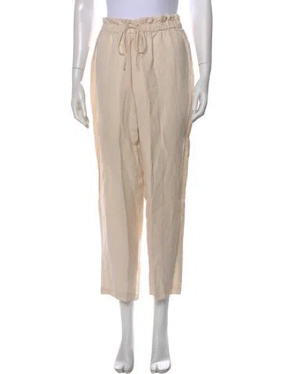 Pre-owned Hatch Straight Leg Pants In Neutral