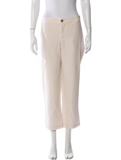 Pre-owned Hatch Straight Leg Pants In Neutral
