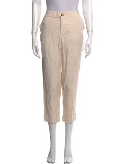 Pre-owned Hatch Straight Leg Pants In Neutrals